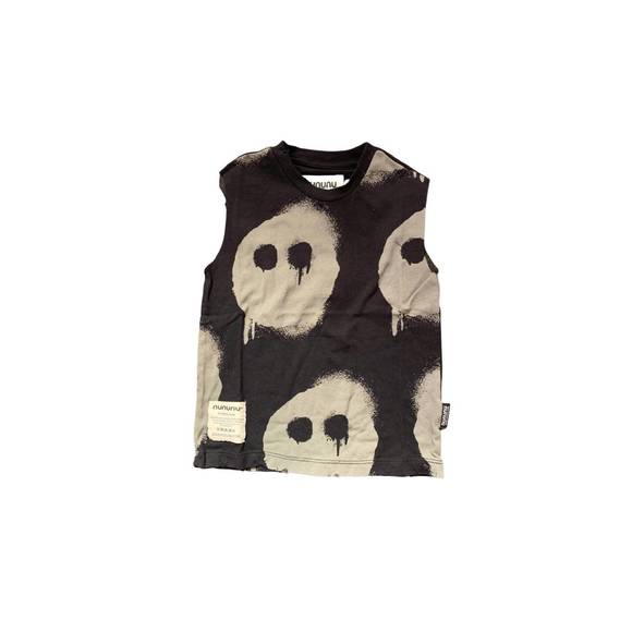 NEW NUNUNU kids melting masks tank in black - Picture 1 of 1